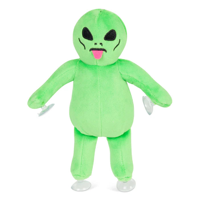 MUNECO DE PELUCHE ALIEN PARA VENTANAS VERDE