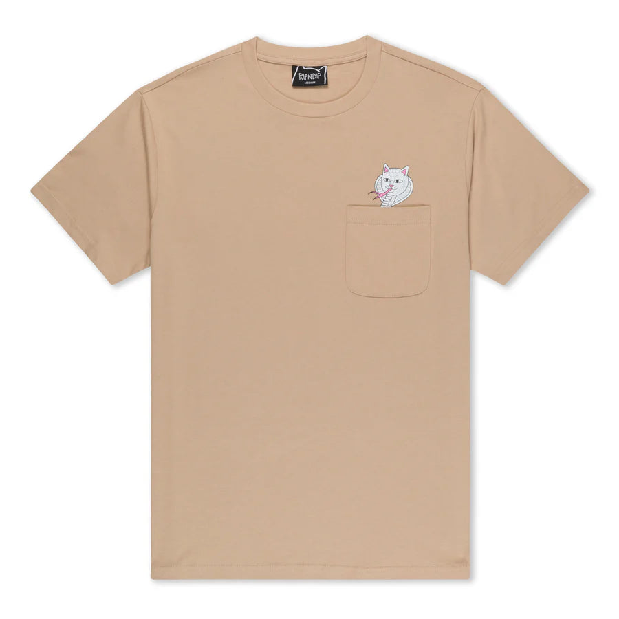 PLAYERA COBRA NERM POCKET (ALMOND)