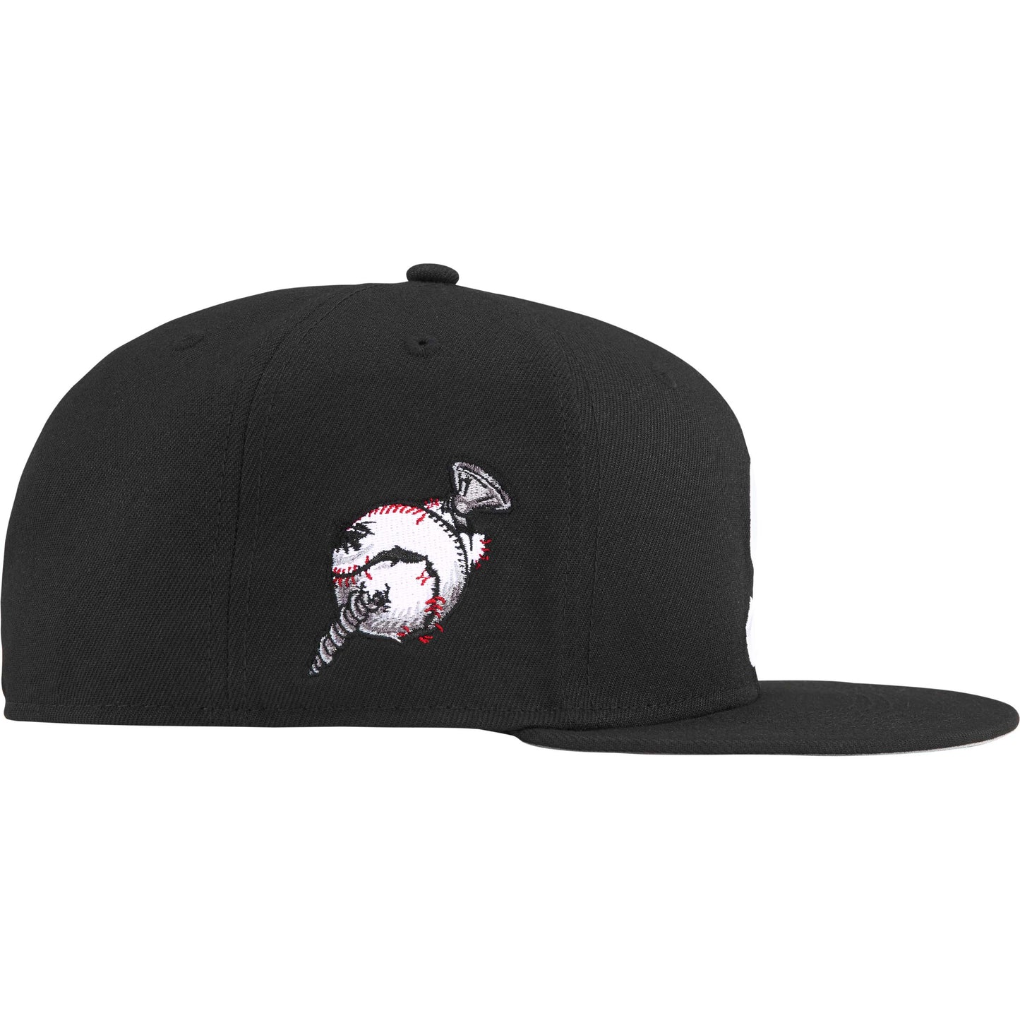 GORRA SUPREME SCREW BALL S LOGO NEW ERA 59Fifty  (NEGRO)