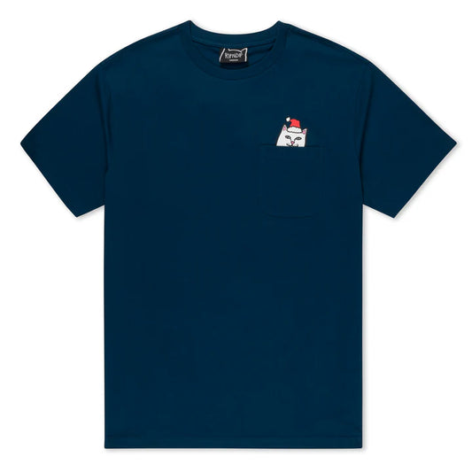 PLAYERA SECRET SANTA POCKET (NAVY)