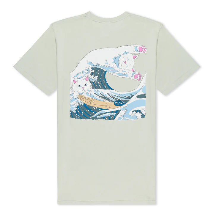 PLAYERA GREAT WAVE (SAGE)