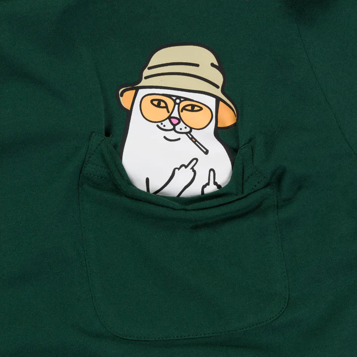 PLAYERA NERMAL S THOMPSON POCKET (HUNTER GREEN)