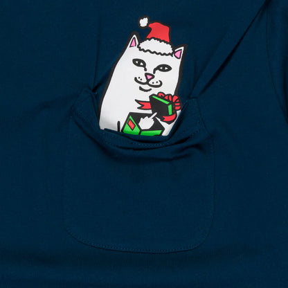 PLAYERA SECRET SANTA POCKET (NAVY)