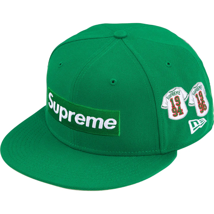 Gorra Supreme Jerseys Box Logo New Era (Verde)