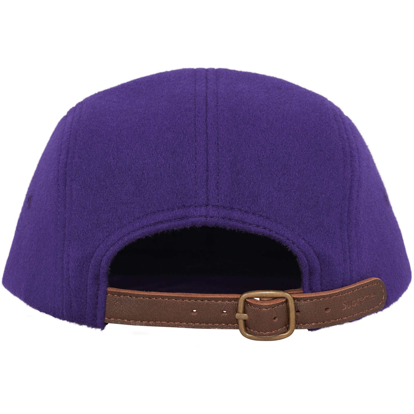 GORRA SUPREME WOOL CAMP (Morado)