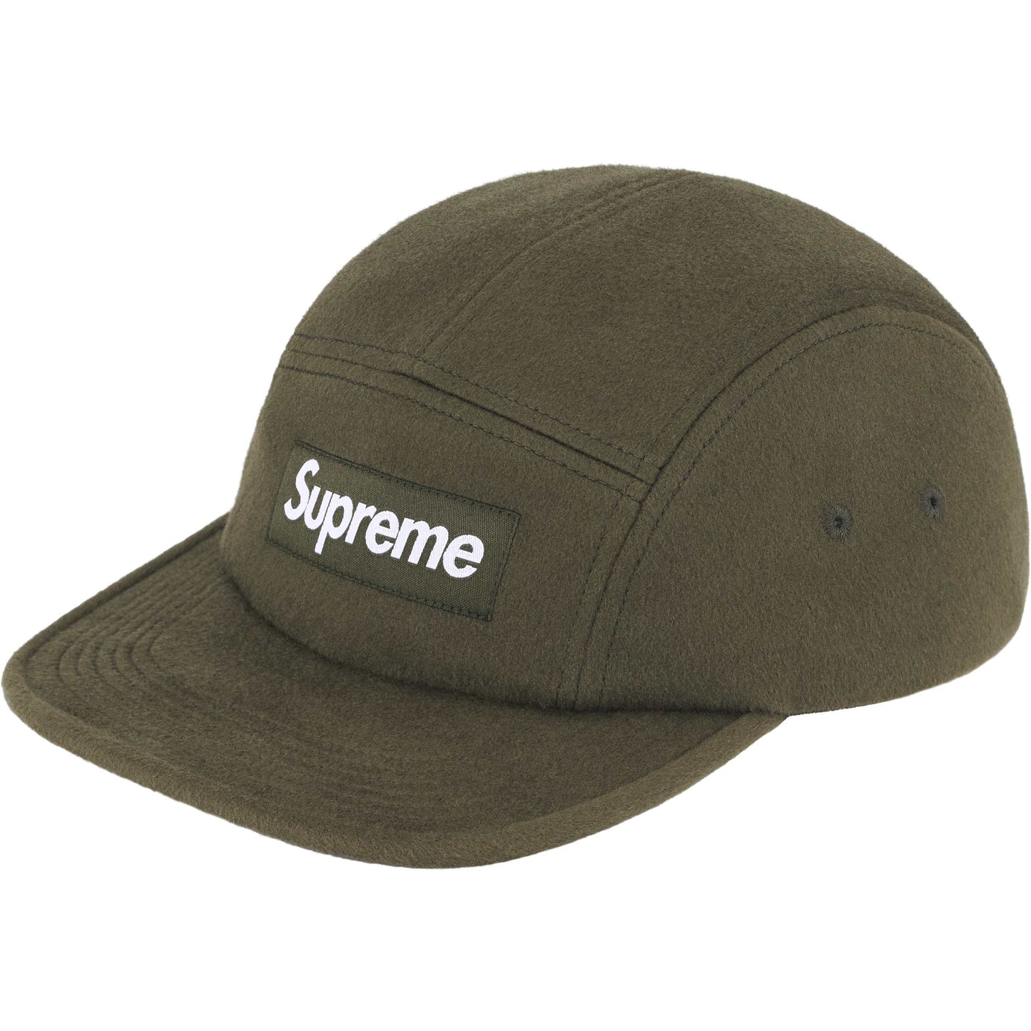 GORRA SUPREME WOOL CAMP (Olive)