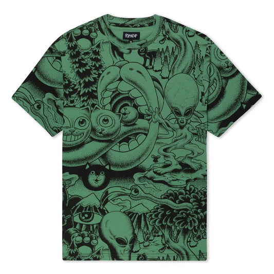 Playera Dark Twisted Fantasy (Olive/Black)