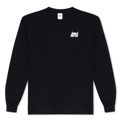 Playera Lord Nermal Pocket L/S (Negro)