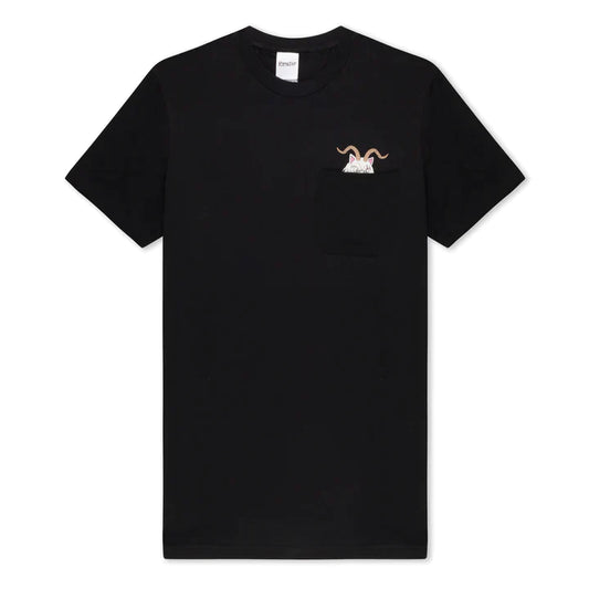 Playera Krampus Lord Nermal Pocket (Negro)